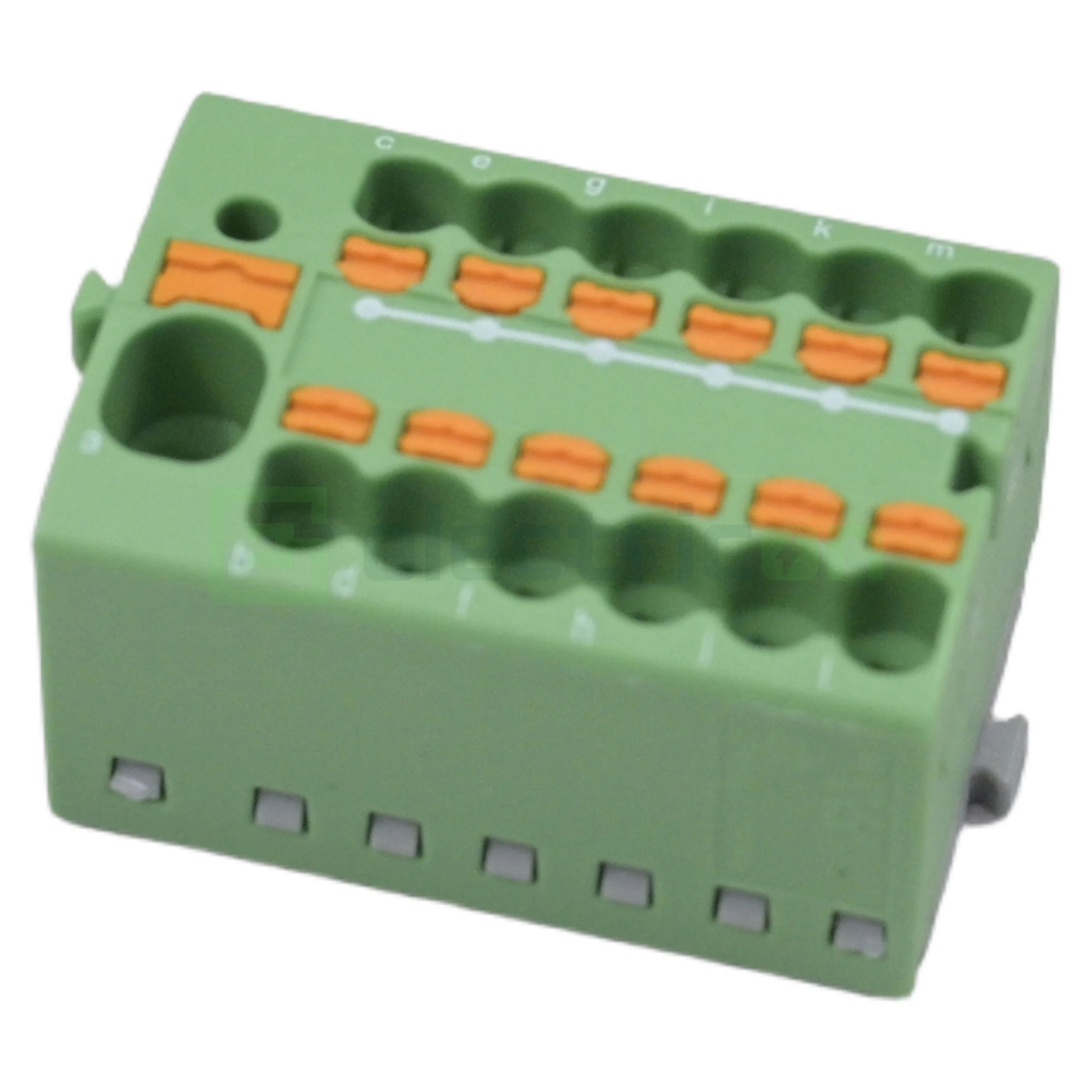 Bloc distribuție Phoenix Contact 1046965, PTFIX 4/12x1.5 verde, 13 conexiuni, push-in [4]