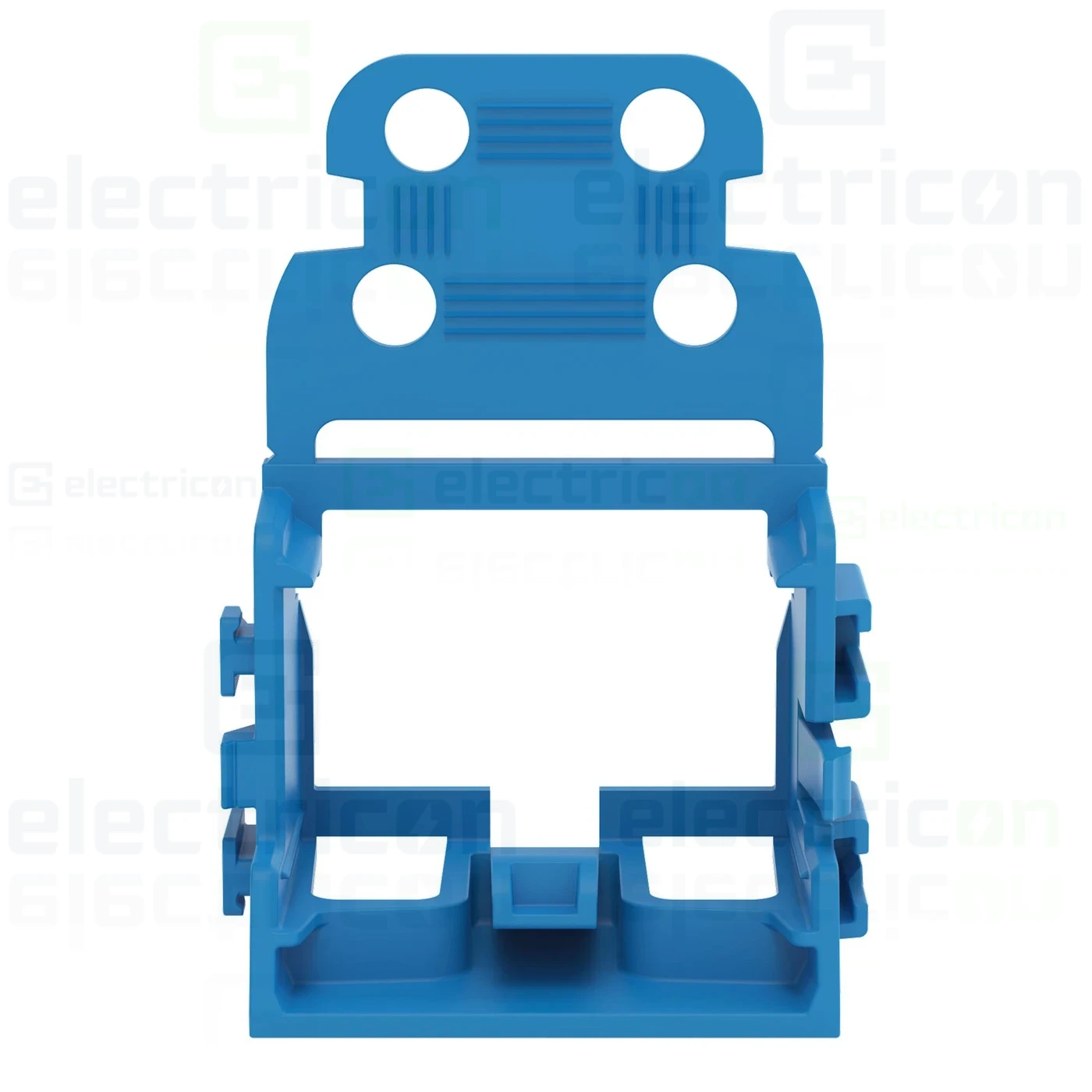 Suport de montare cu detensionare pentru conectori cu 10 fire,4mm,pentru montare cu surub albastru, Wago, 221-509/000-006 [3]