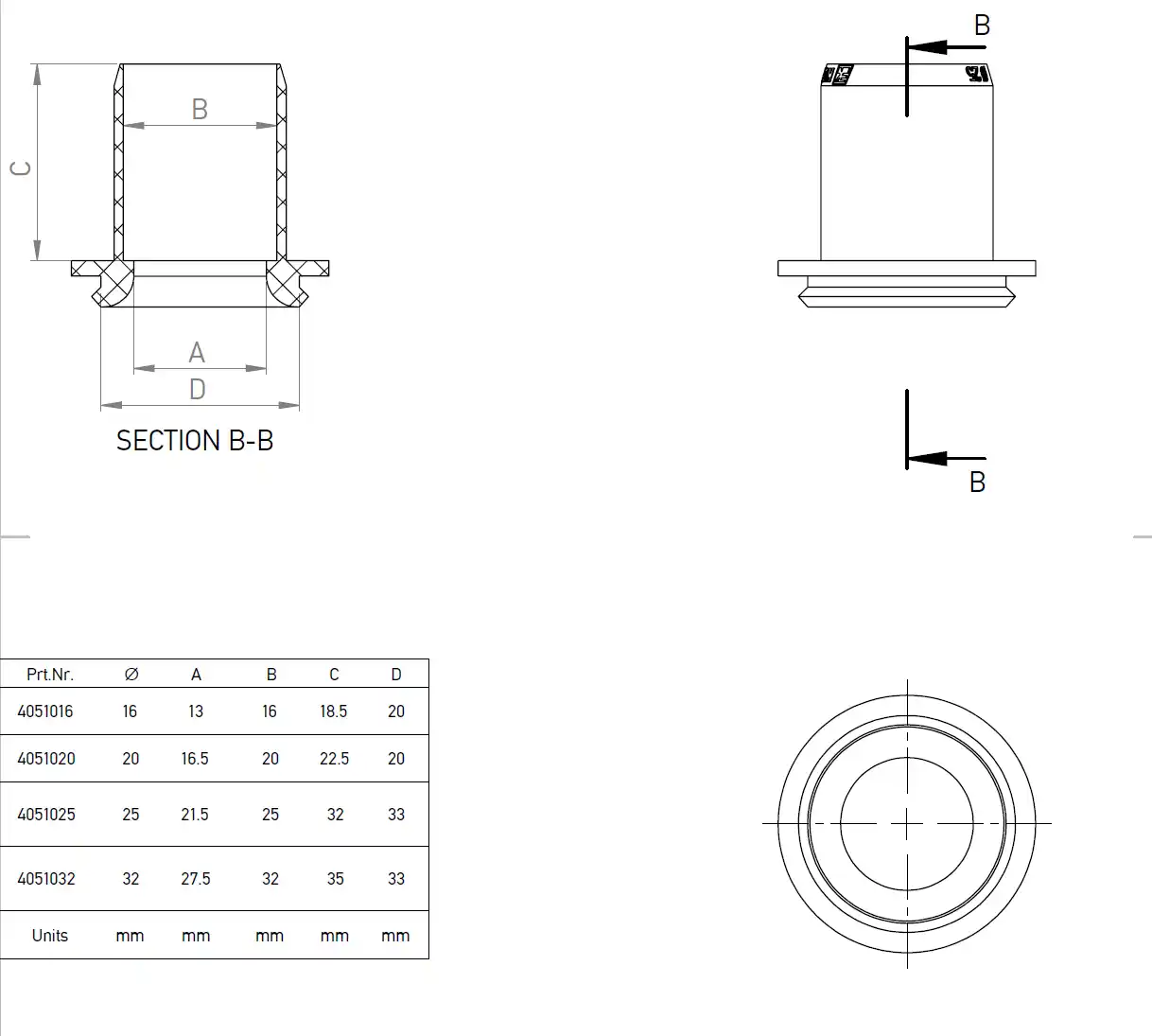 Adaptor Ø25mm pentru copex în cutie de joncțiune Kouvidis 4051025 [4]