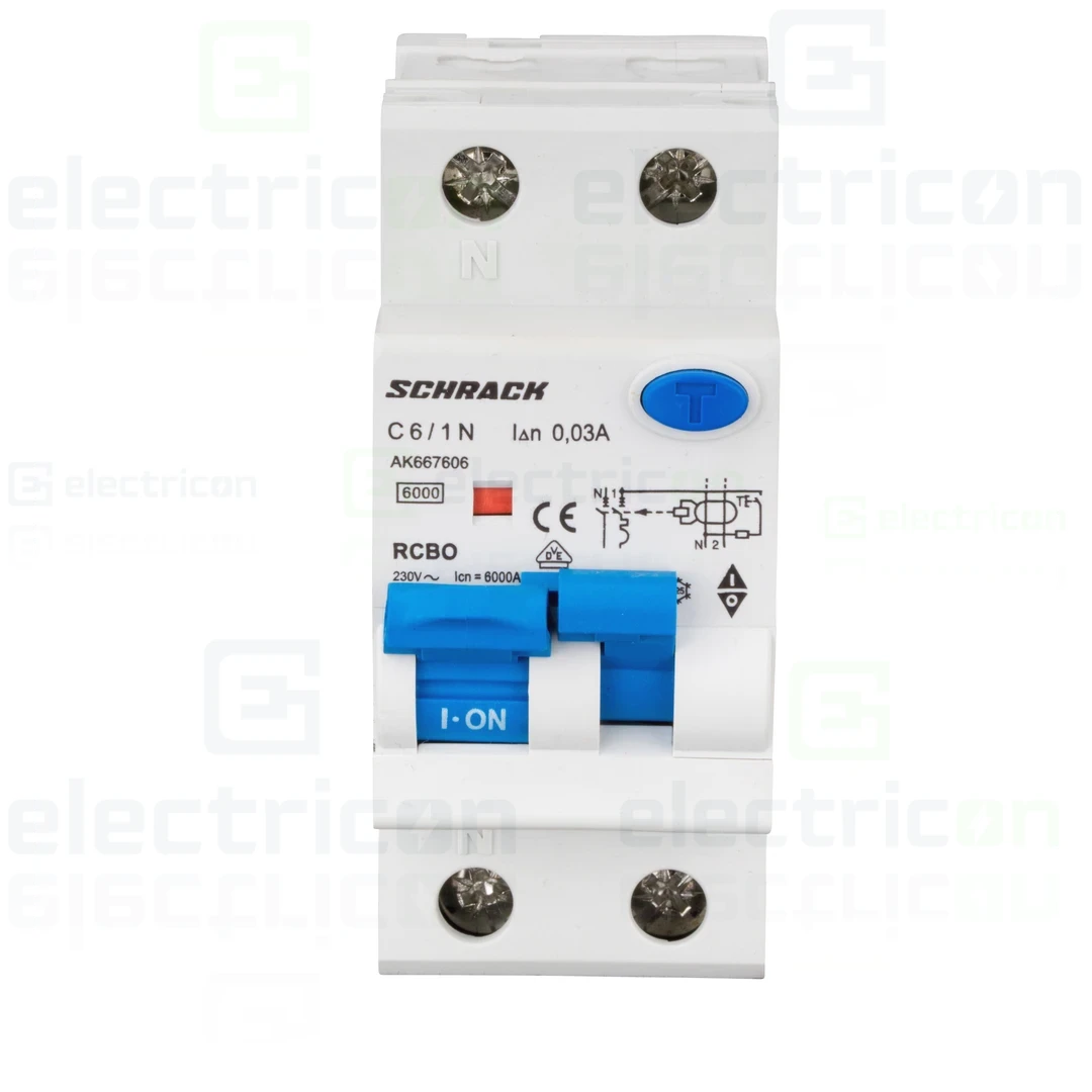 Siguranta RCBO 6A/30mA Schrack - AK667606 [2]
