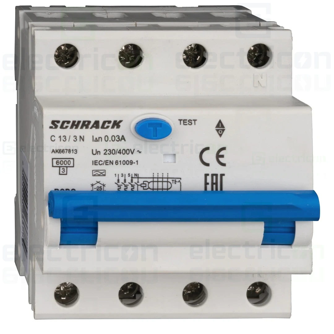 Siguranta RCBO 13A/30mA Schrack - AK667813 [1]