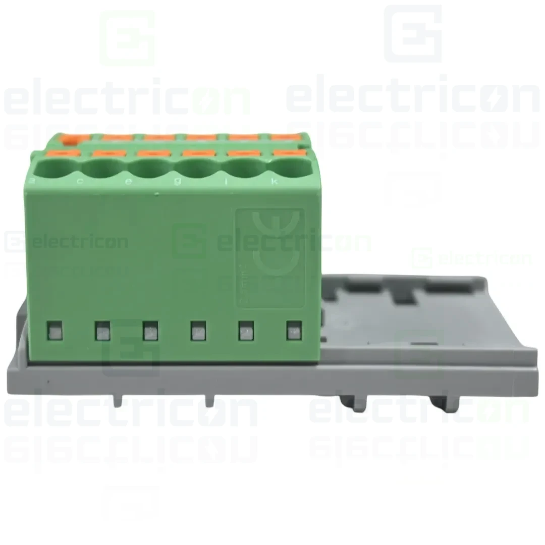 Bloc de distributie 4/12X2.5-NS35GY, PTFIX 12X2,5-NS35 GN, verde, Phoenix Contact, 3273030 [1]