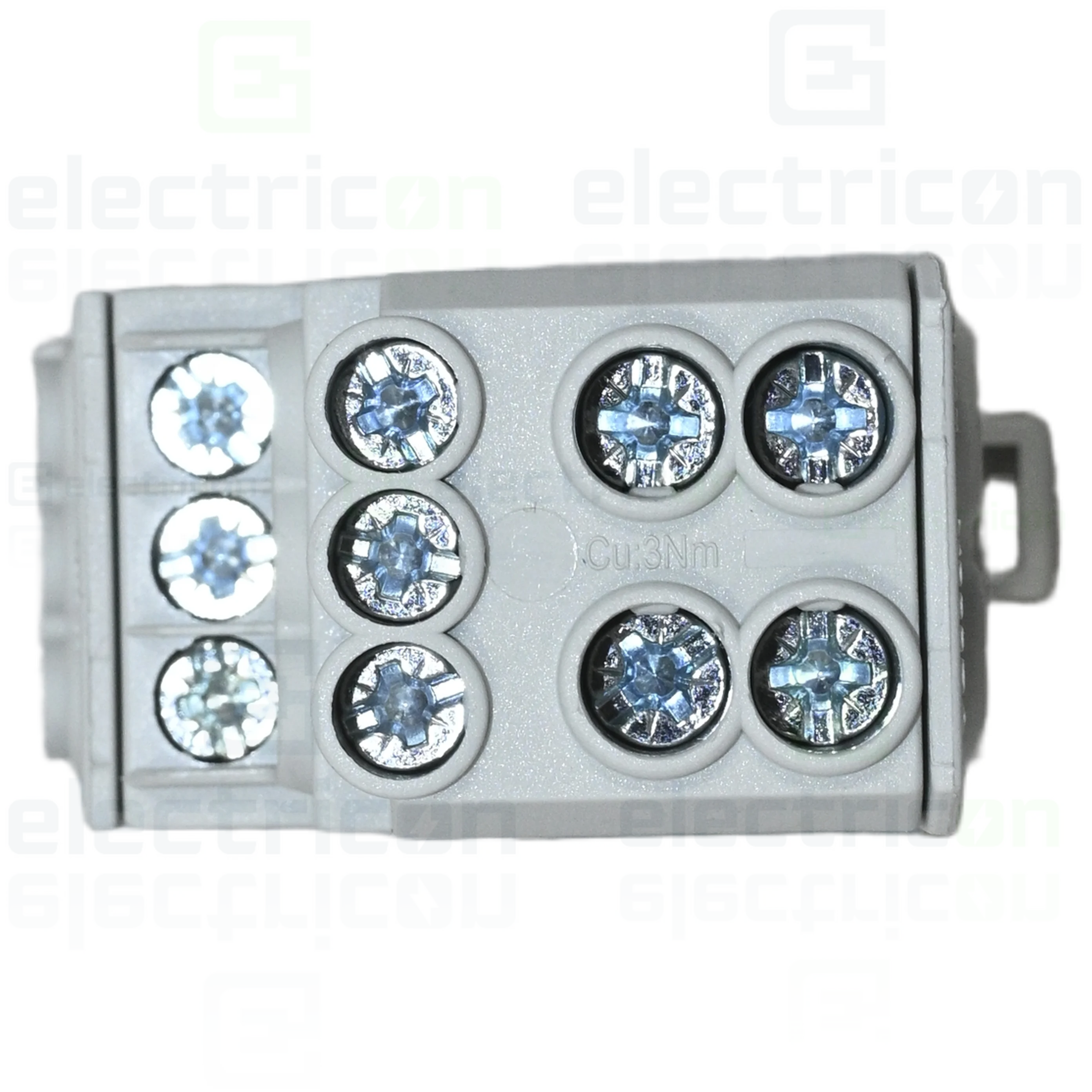 Bloc distribuție 1P 100A 2x25mmp intrare Schrack IKB01025 [2]