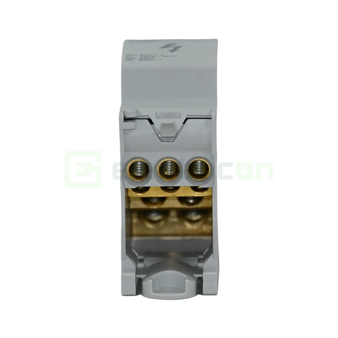 Bloc distributie terminal, 1P, 125A, 2x35mm² + 2x25mm² + 6x16mm² , latime 27mm, Hager, KJ02DN [4]