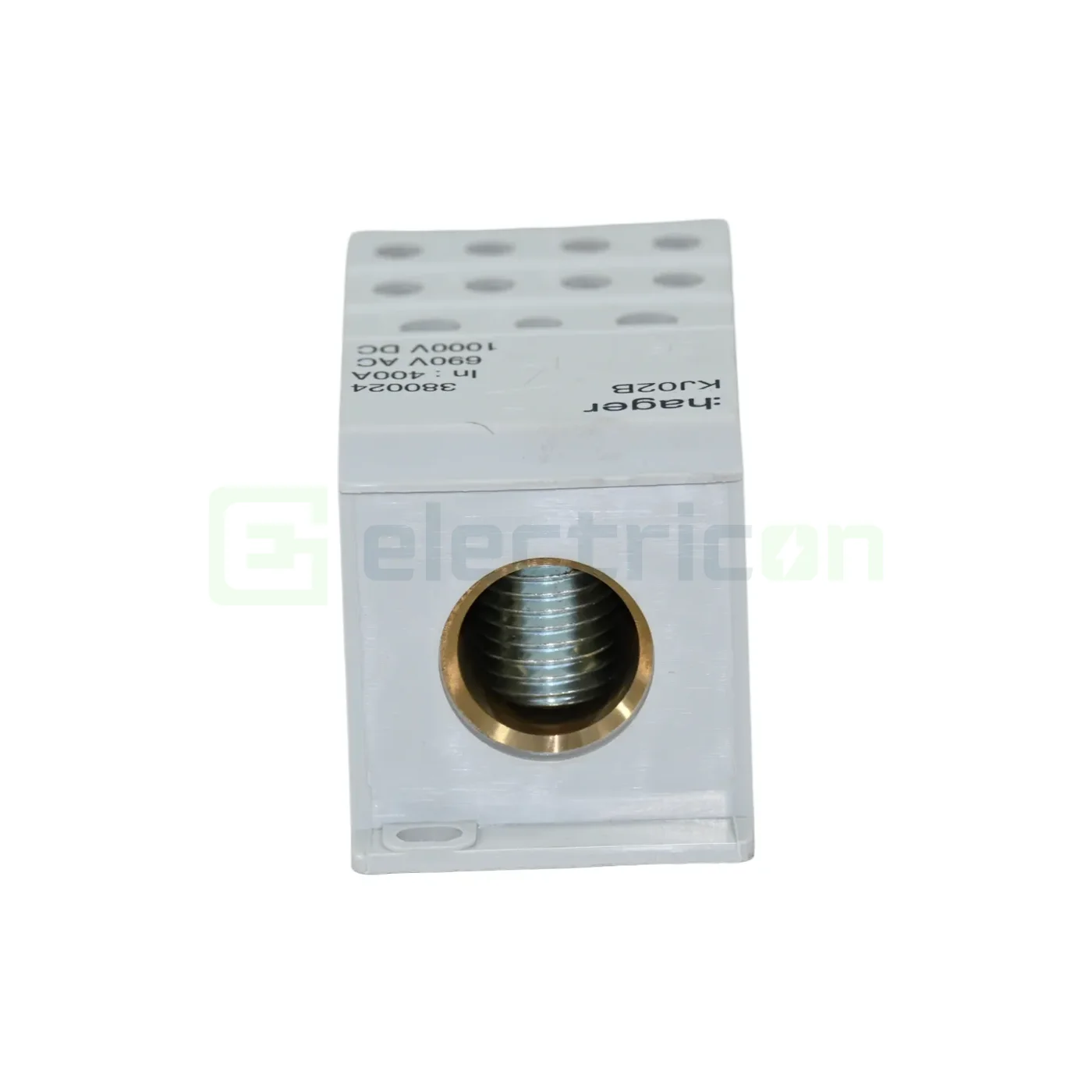 Bloc distribuție terminal, 1P, 400A, 1x185mm²+2x35mm²+5x16mm²+4x1,5-10 mm² lățime 45mm, Hager,  KJ02B [4]