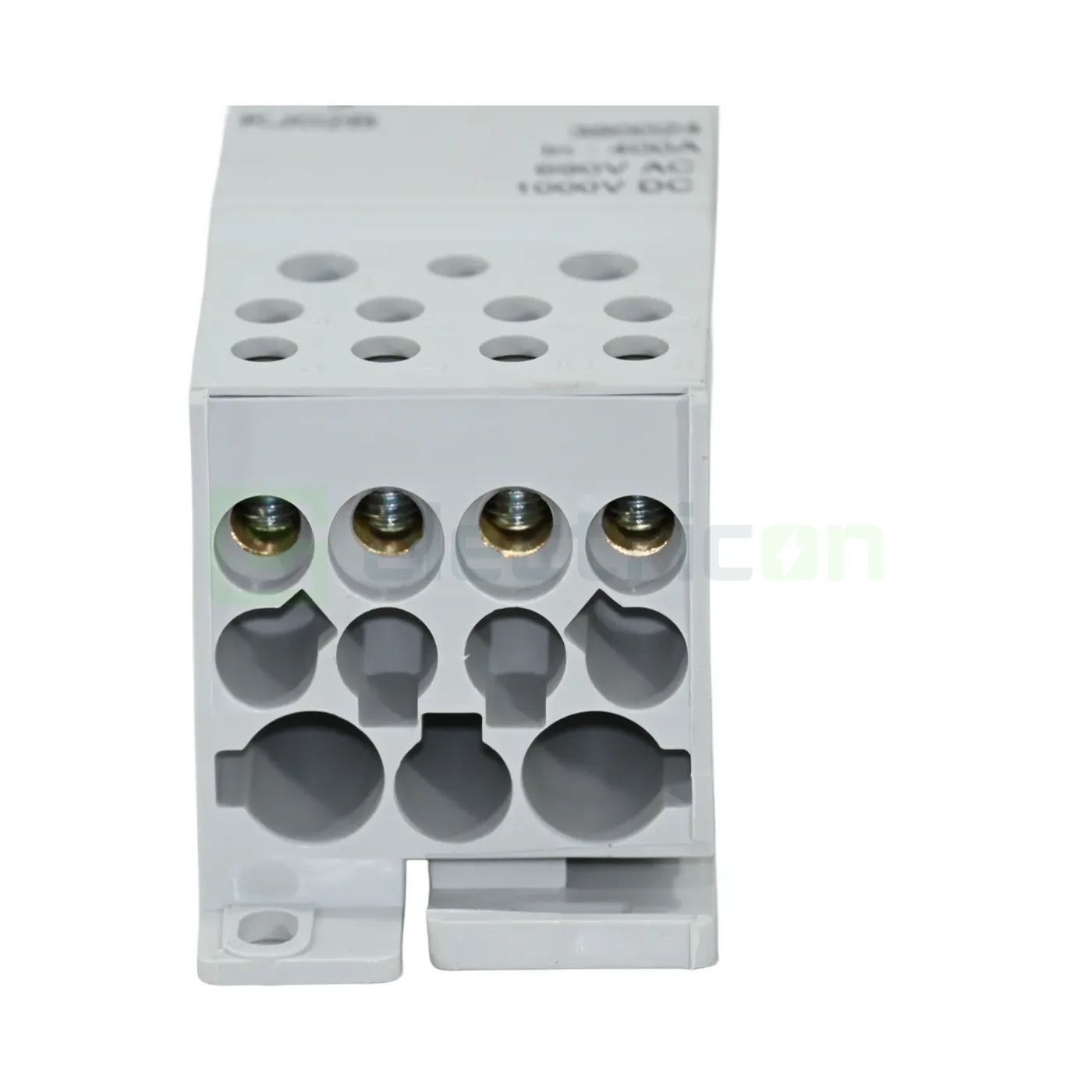 Bloc distribuție terminal, 1P, 400A, 1x185mm²+2x35mm²+5x16mm²+4x1,5-10 mm² lățime 45mm, Hager,  KJ02B [2]