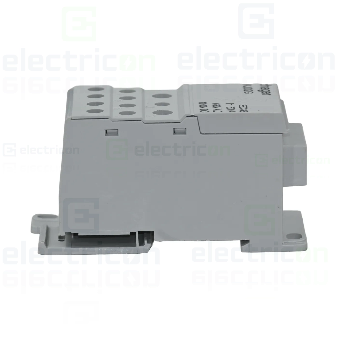 Bloc distributie terminal, 1P, 500A, 2x35mm² + 5x16mm² + 4x10mm² + bara colectoare din cupru de 24x6mm, latime 45mm, Hager, KJ02G [8]