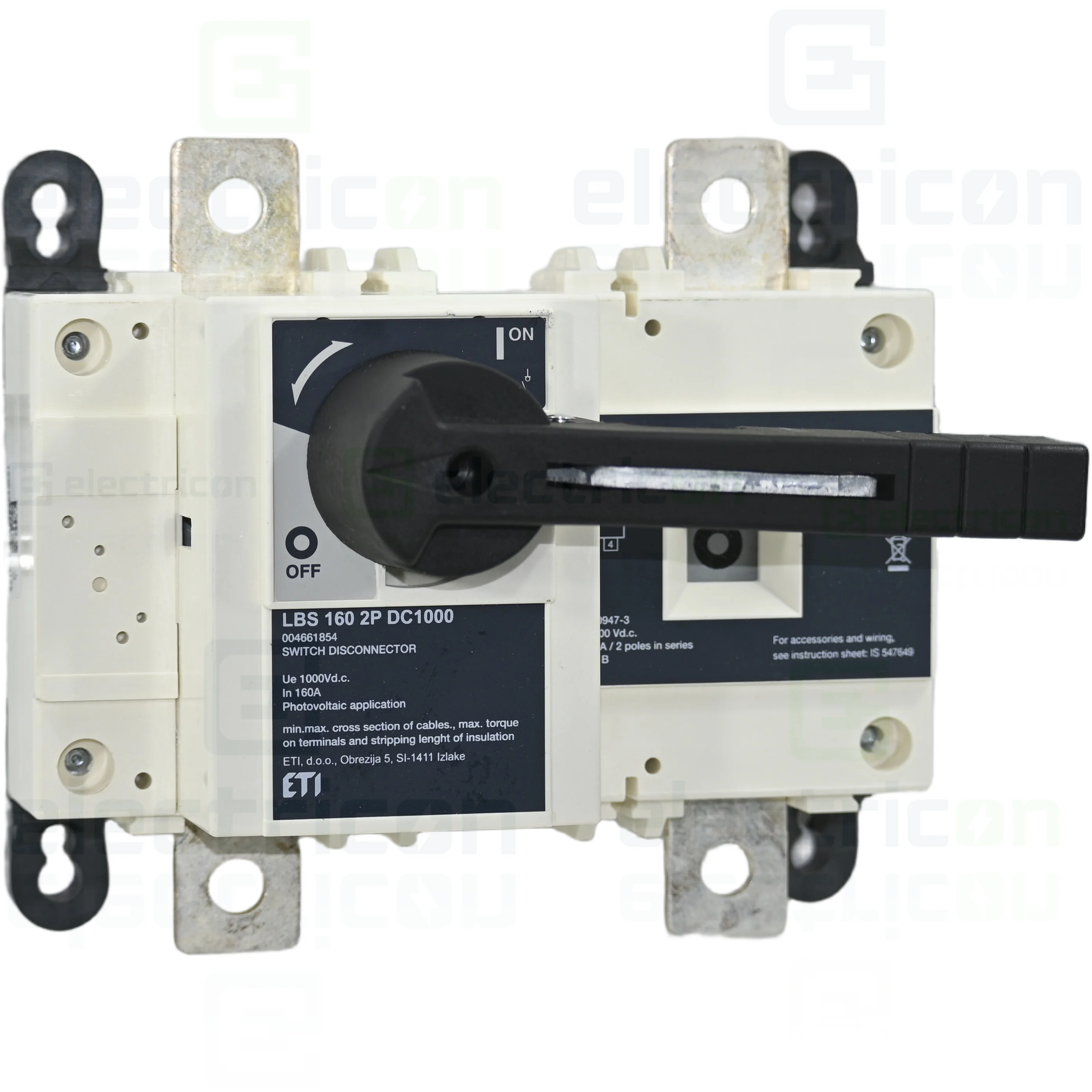 Kit ETI: Separator de sarcină 160A DC și mâner de acționare [2]