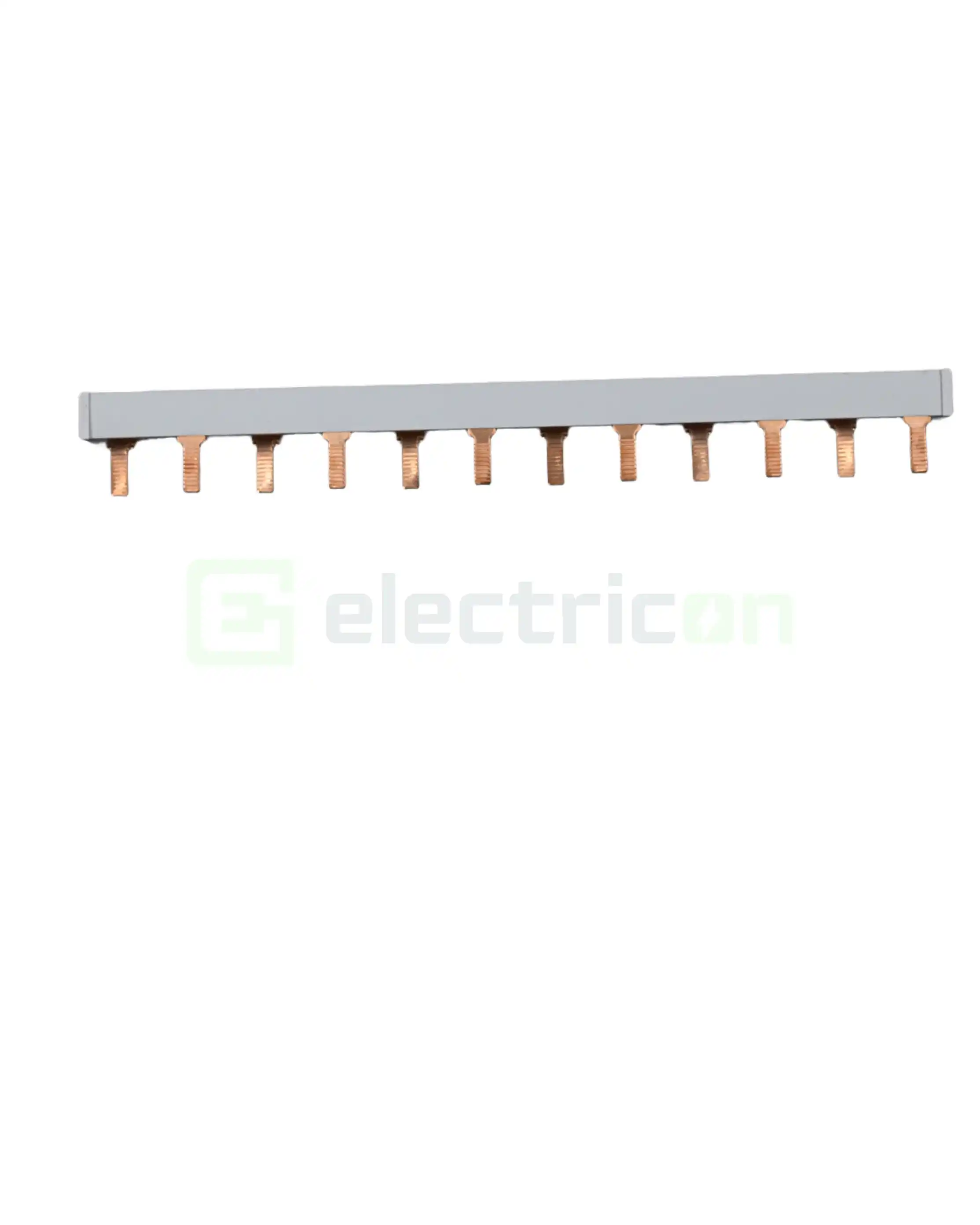 Bareta alimentare (busbar), 2P, tip pin, 12 module, 10mmp, 63A, Hager, KB263A [2]