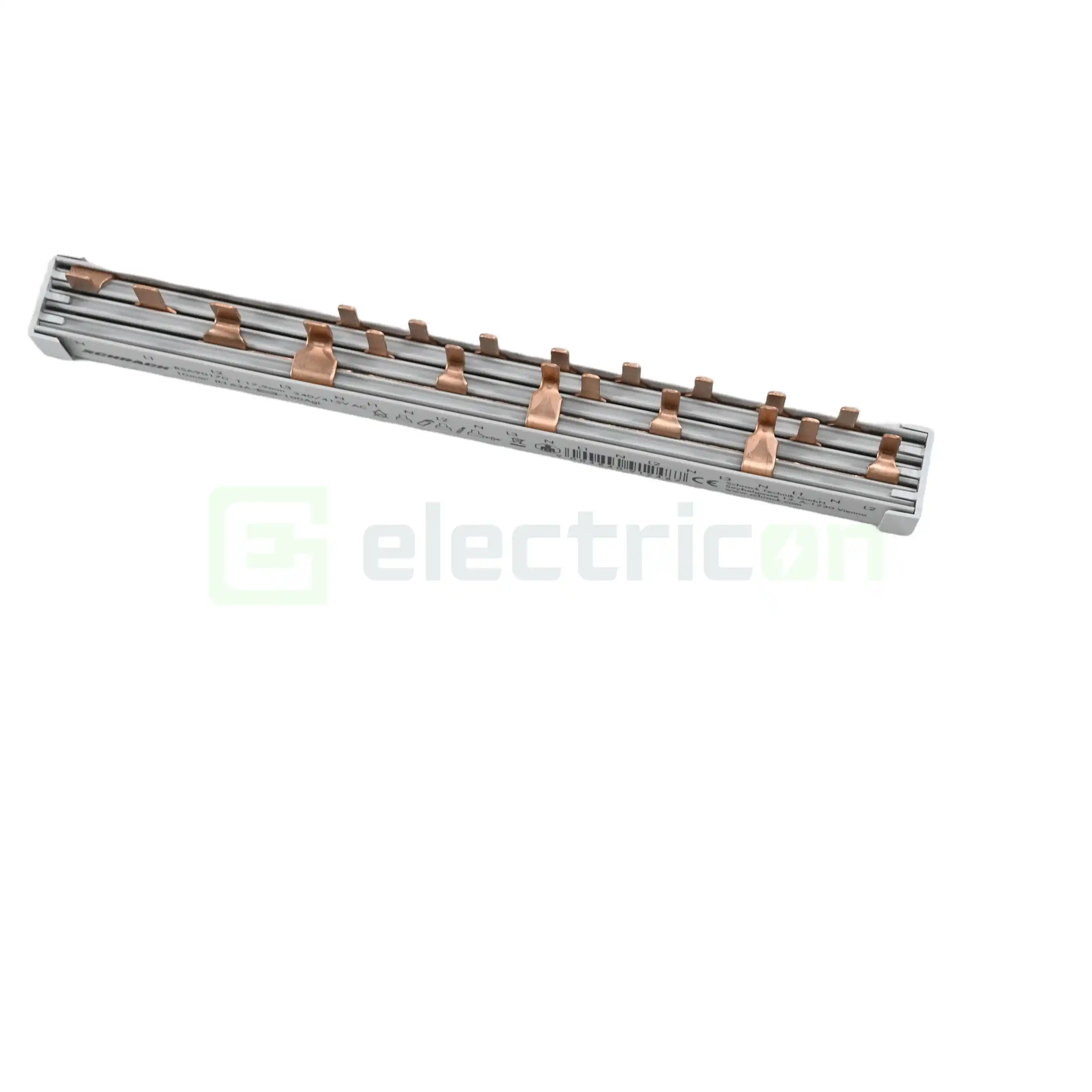 Busbar Trifazat 12 Module RCCB MCB Schrack BSA90170 [2]