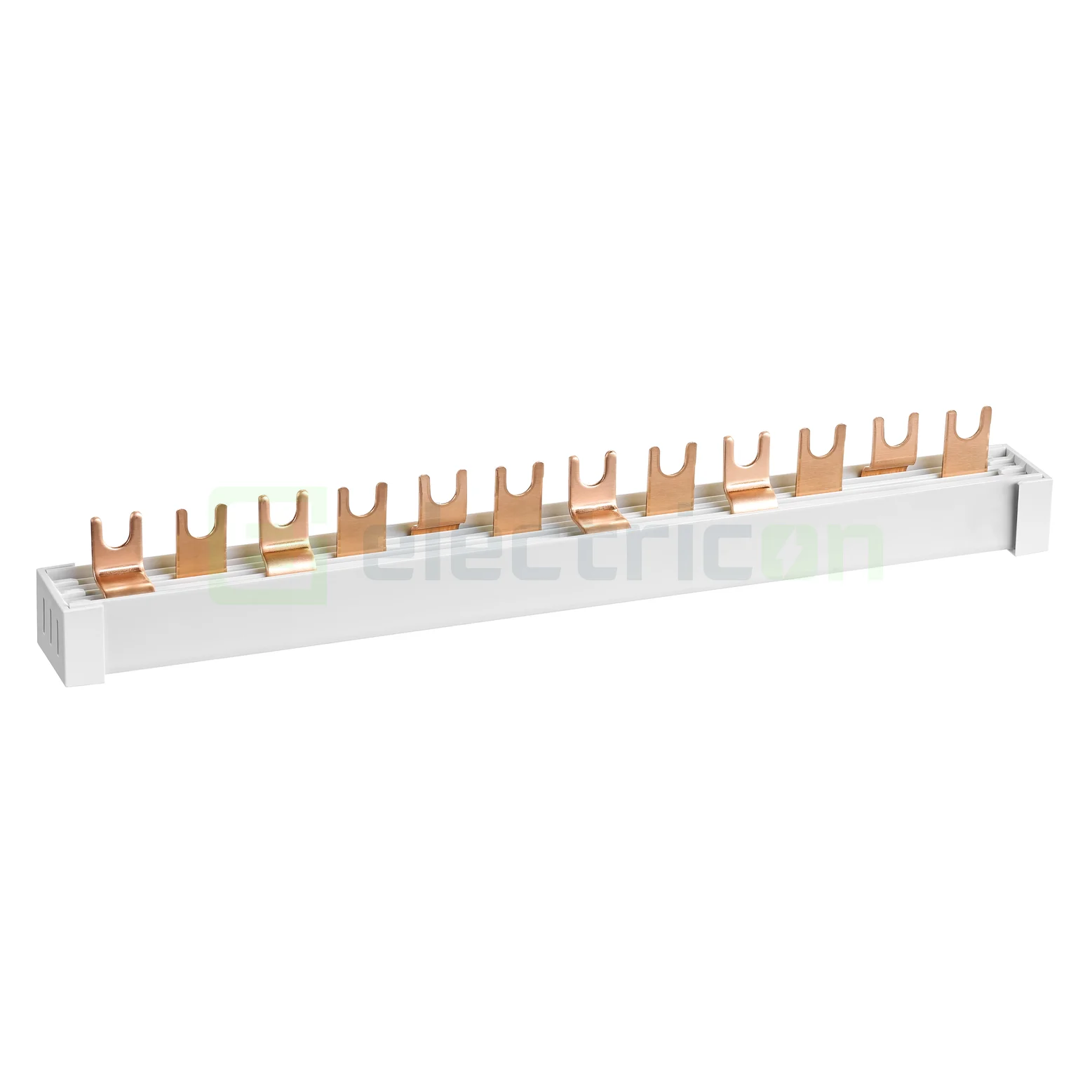 Busbar trifazat Schrack BSA90153 4P furcă 12 module 10mm² 65A L1N/L2N/L3N [3]