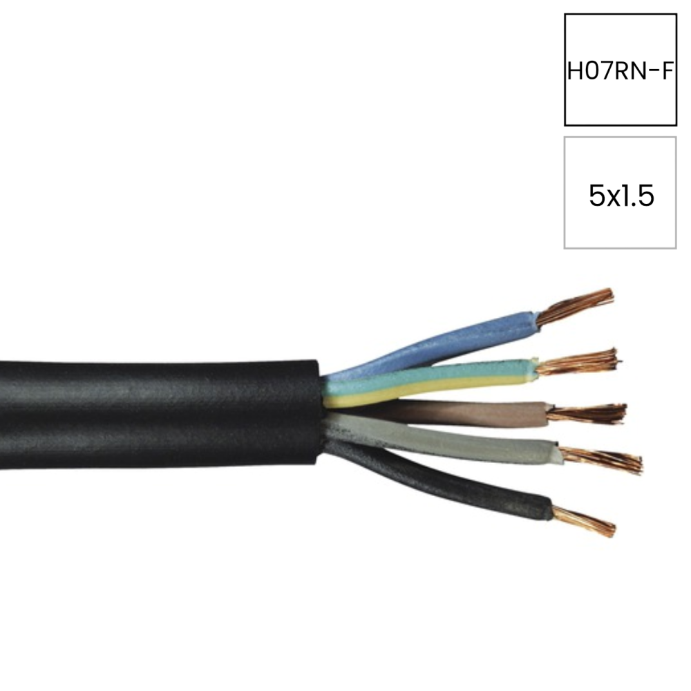 Cablu H07RN-F 5x1.5mm² Helukabel cauciuc [1]