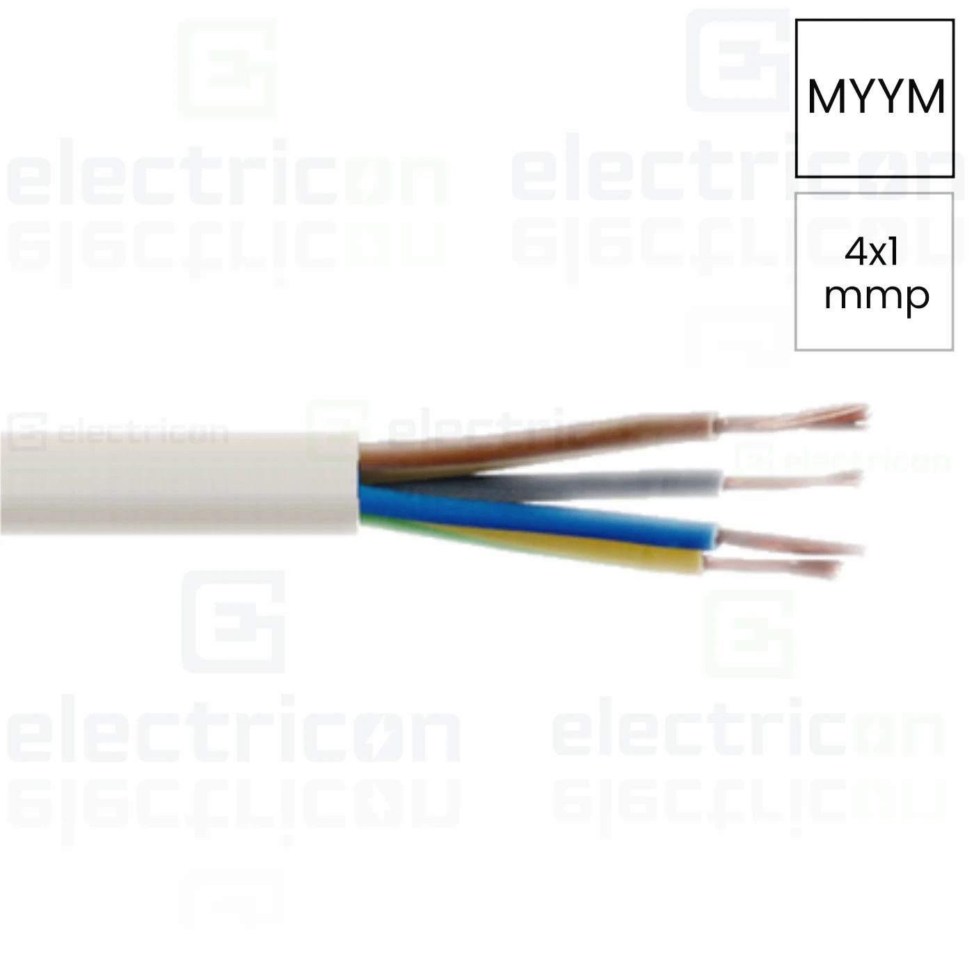 Cablu electric multifilar MYYM H05VV-F 4x1 mm² [1]