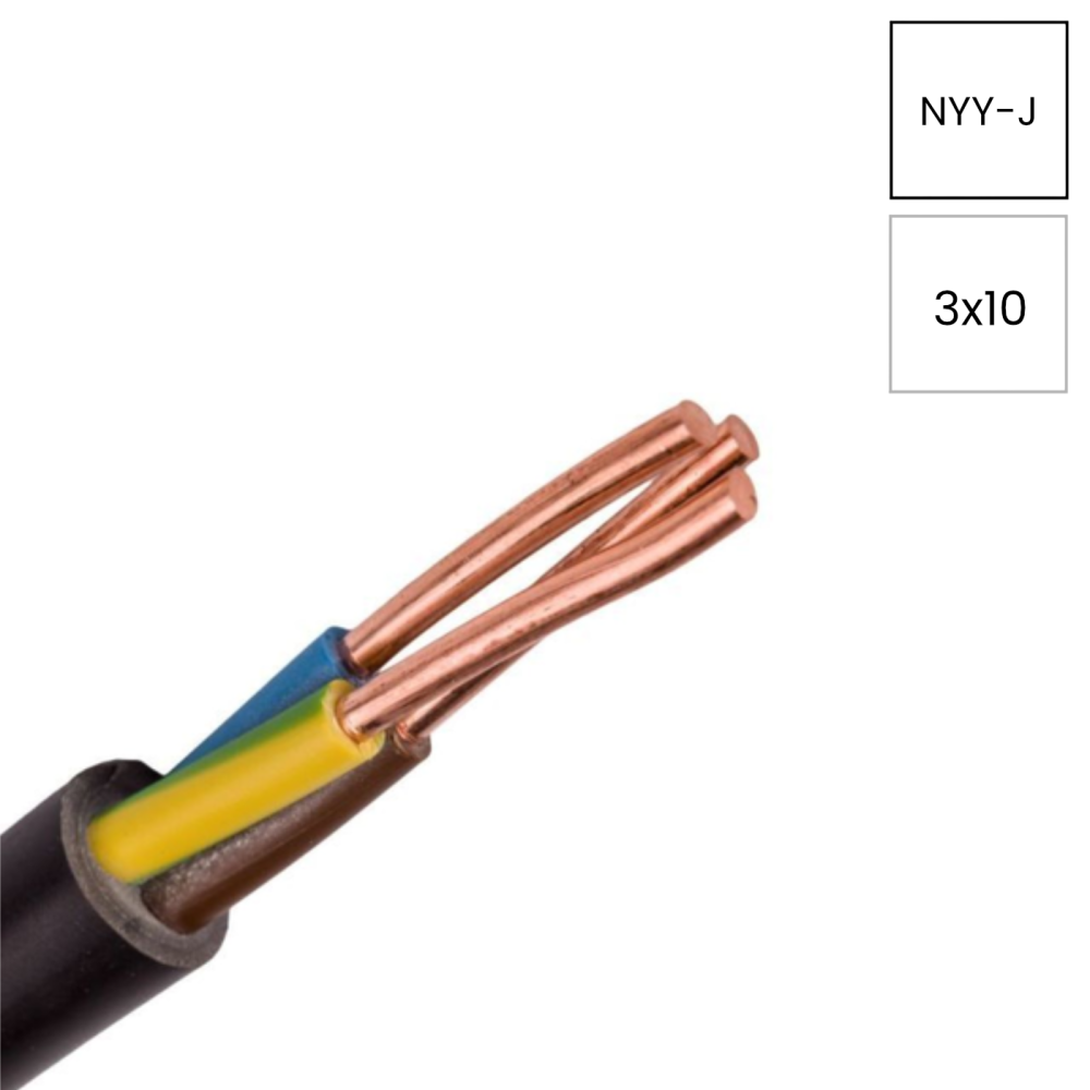 Cablu NYY-J 3x10mm² Helukabel PVC [1]