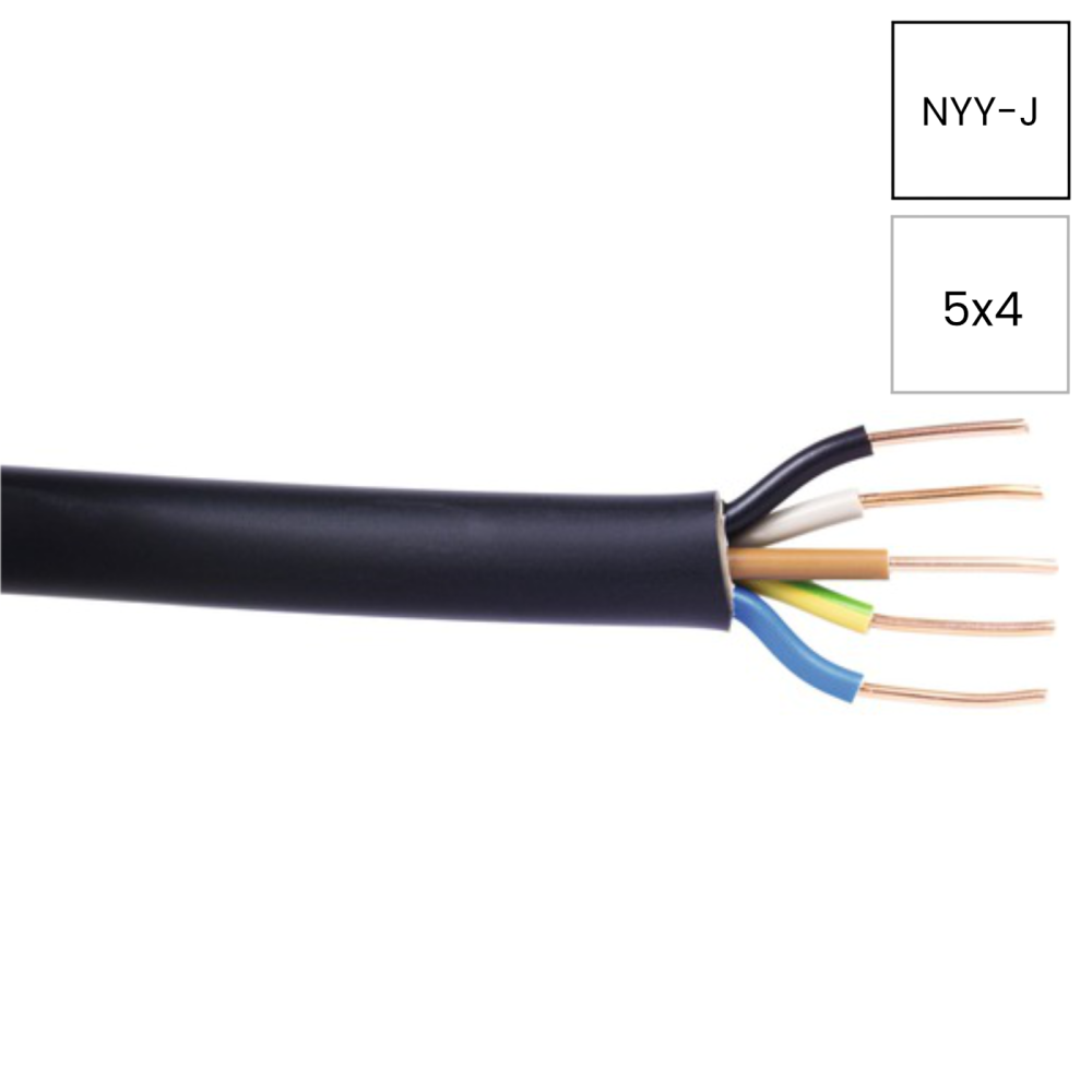 Cablu NYY-J 5x4mm² Helukabel PVC [1]