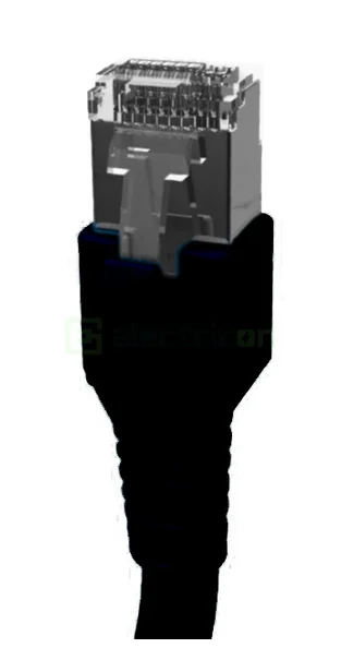 Cablu patch RJ45 10 Gbps 3 metri negru Schrack H6GTS03K0S [3]