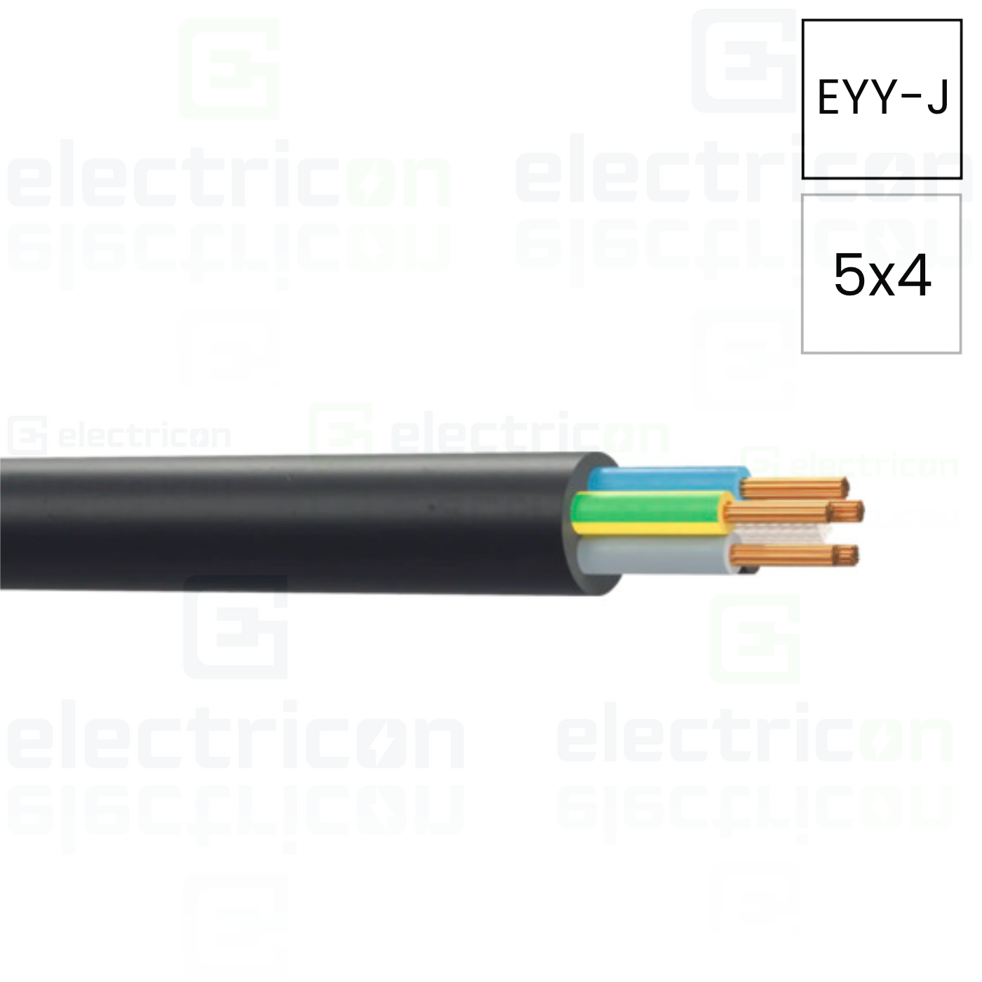 Cablu rigid EYY-J 5x4 mm² [1]