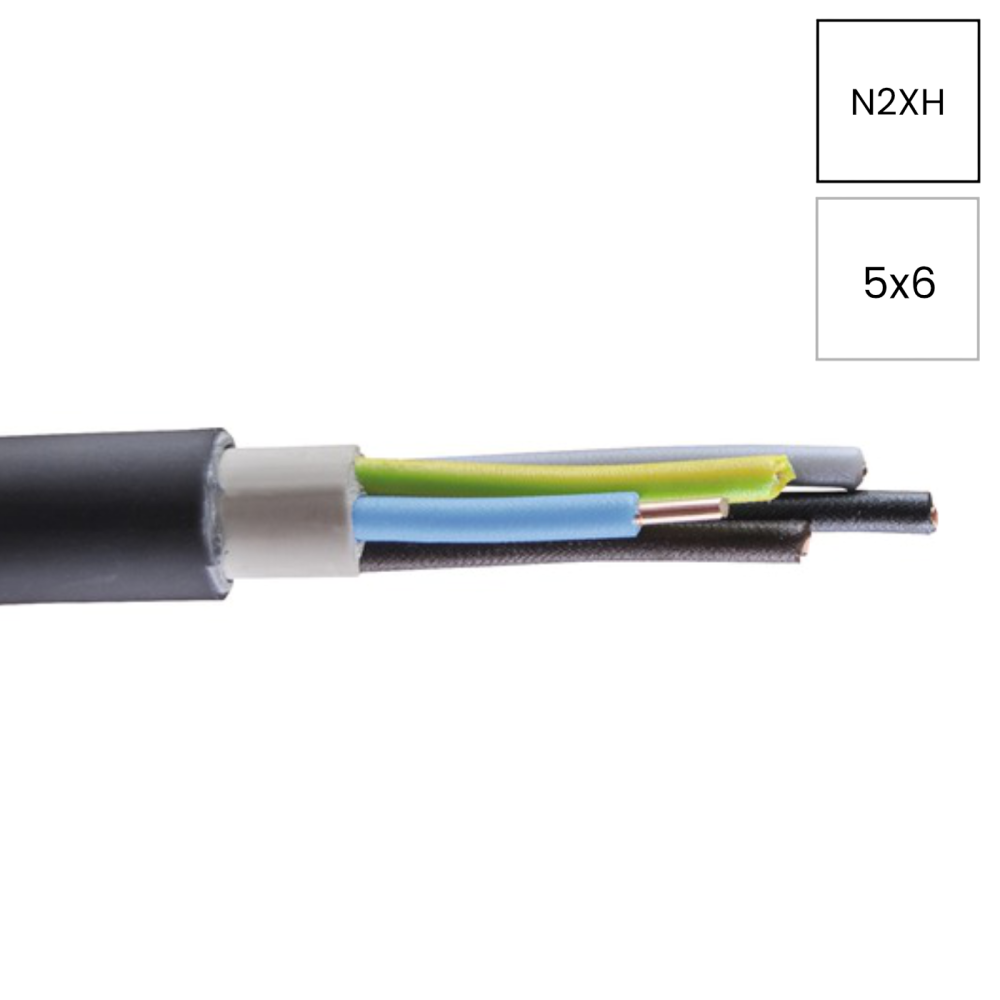 Cablu rigid N2XH 5x6mm² Helukabel [1]
