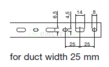 Canal cablu Hager HA740025 40x25mm fără halogen PC-ABS gri [2]