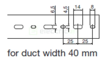Canal cablu Hager HA740040 40x40mm fără halogen PC-ABS gri [2]