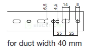 Canal cablu Hager HA740060 40x60mm fără halogen PC-ABS gri [2]