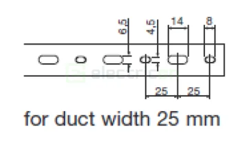 Canal cablu Hager HA760025 60x25mm fără halogen PC-ABS gri [2]