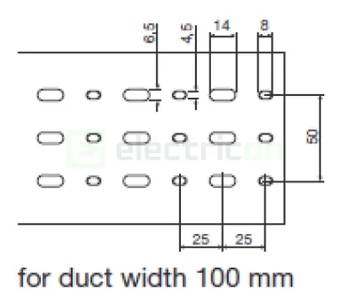 Canal cablu Hager HA780100 80x100mm fără halogen PC-ABS gri [3]
