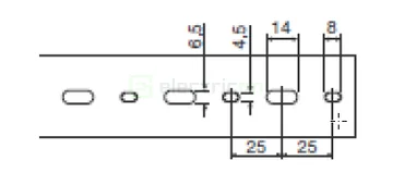 Canal cablu pieptene, BA7, 60x40mm, cu capac PVC, albastru , Hager, BA760040BL [2]