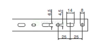 Canal cablu pieptene, BA7A 40x25mm PVC gri, Hager,BA7A40025 [3]