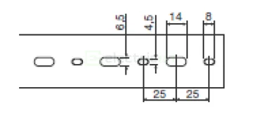 Canal cablu pieptene, BA7A 40x40mm PVC gri, Hager,BA7A40040 [3]