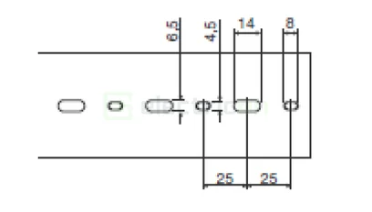 Canal cablu pieptene, BA7A 40x60mm PVC gri, Hager,BA7A40060 [2]