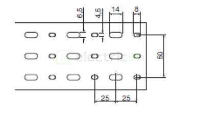 Canal pieptene BA7A 40x80 gri Hager BA740080 fante acces [3]
