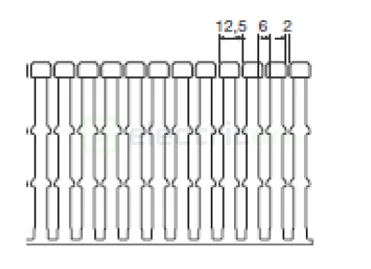 Canal cablu pieptene, BA7A 60x100mm PVC gri, Hager,BA7A100060 [3]