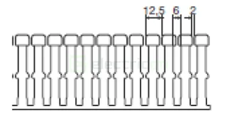 Canal cablu pieptene, BA7A 60x60mm PVC gri, Hager,BA7A60060 [2]