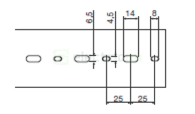 Canal cablu pieptene, BA7A 80x60mm PVC gri, Hager,BA7A80060 [3]