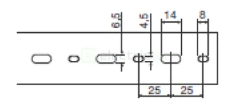 Canal cablu pieptene, PVC, 40x60mm albastru, Hager, BA740060BL [2]