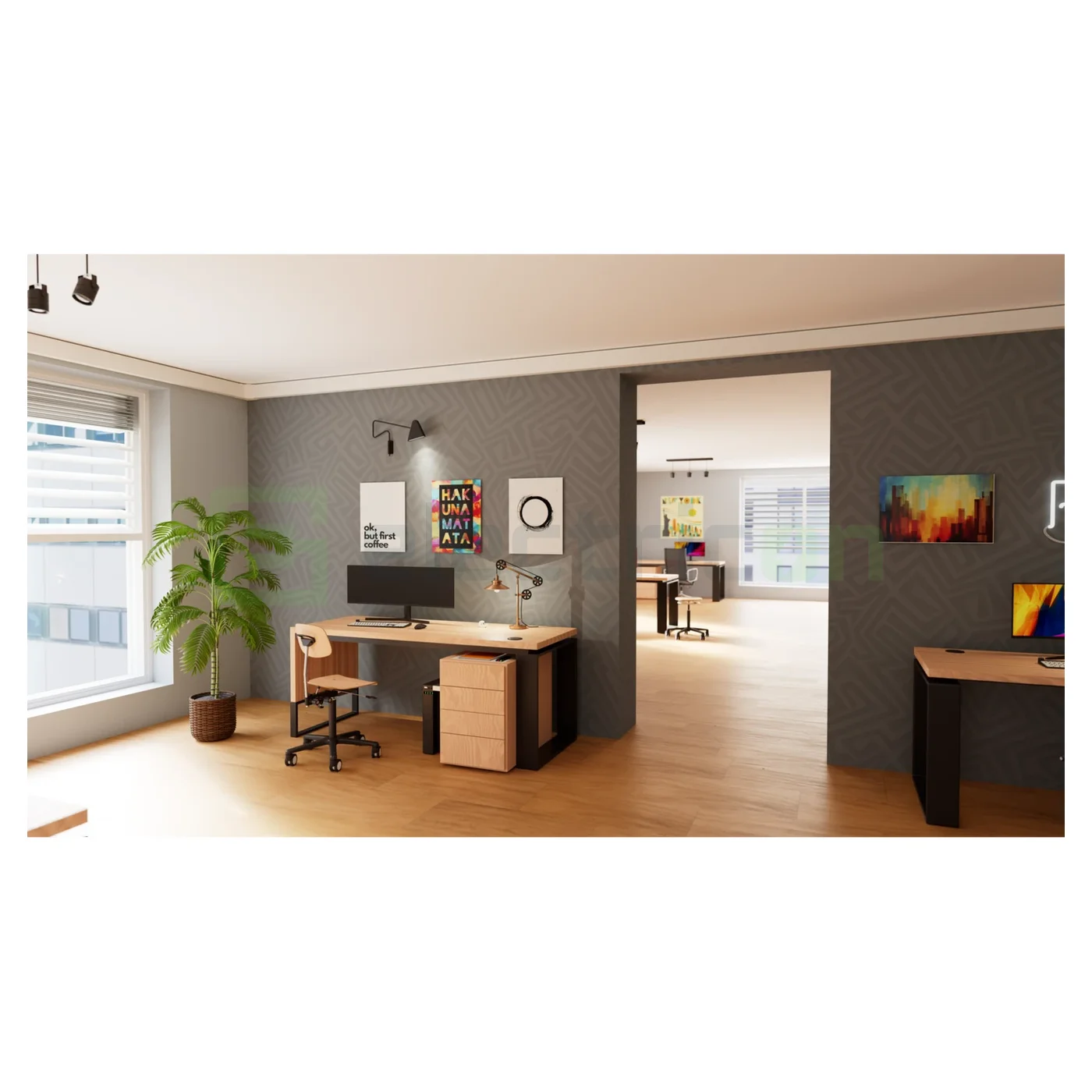 Canal cablu PVC, LF 30x30 mm, gri deschis, Hager, LF3003007035 [3]