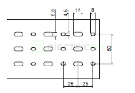 Canal cablu PVC pieptene,  80x100mm albastru, Hager, BA780100BL [2]