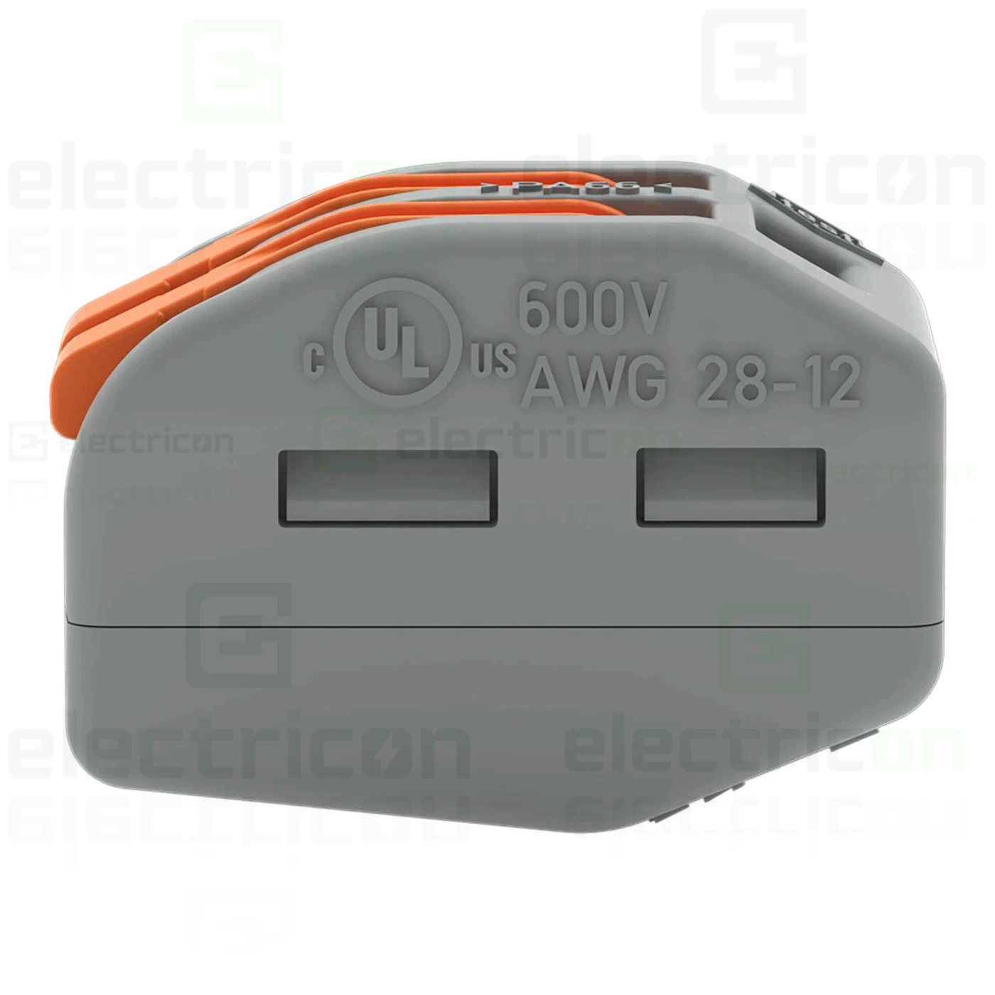 Clema de legatură pentru fir lițat, 2x0.08 -4 mm², Wago, 222-412 [4]