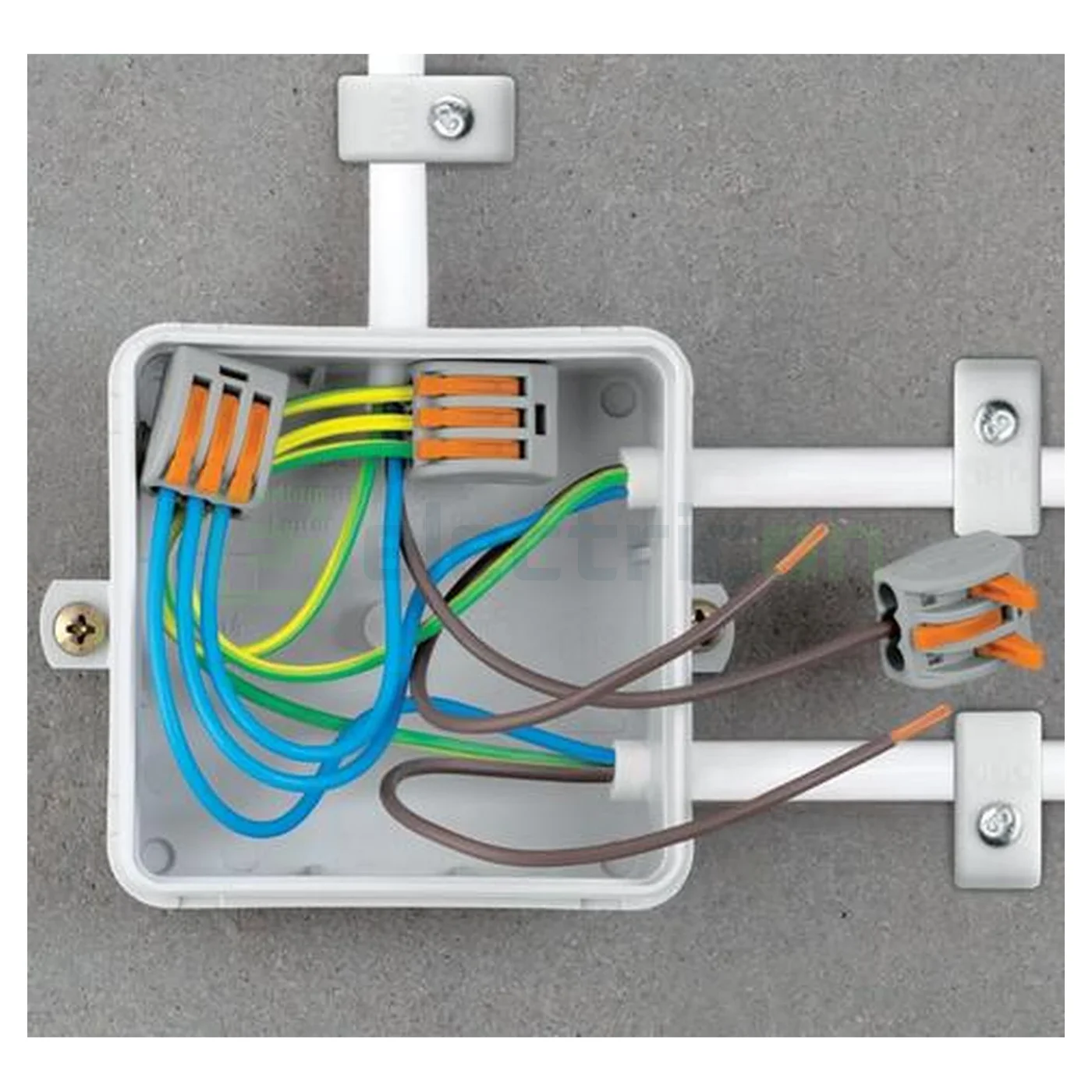 Clema de legatură pentru fir lițat, 3x0.08-4 mm², Wago, 222-413 [10]