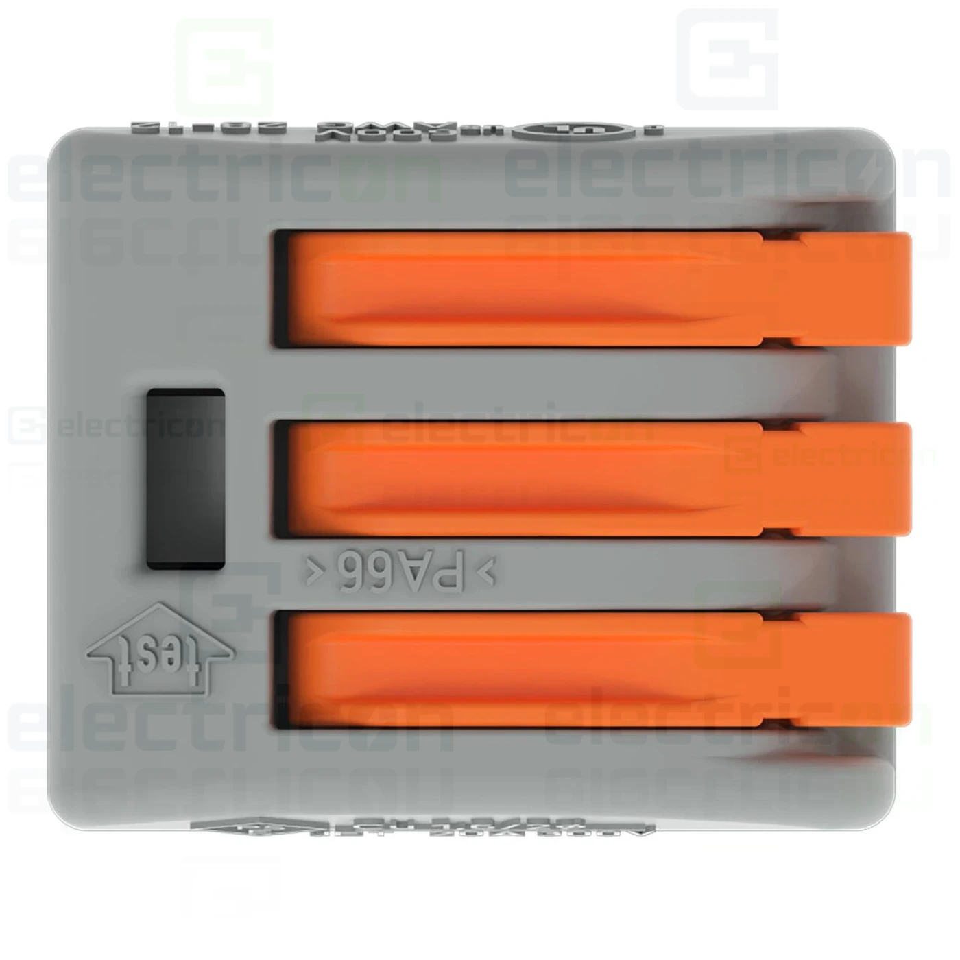 Clema de legatură pentru fir lițat, 3x0.08-4 mm², Wago, 222-413 [4]