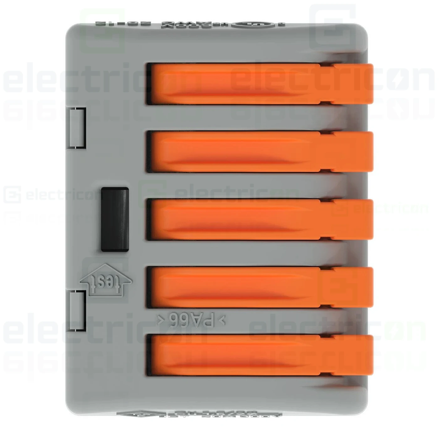 Clema de legatură pentru fir lițat, 5x0.08-4 mm², Wago, 222-415 [5]