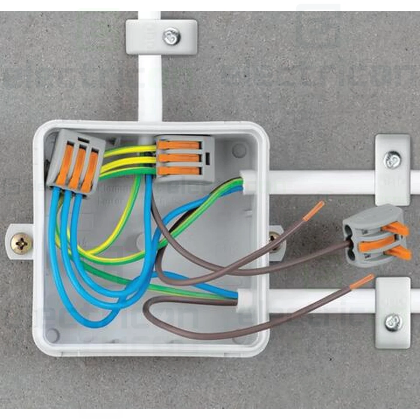 Clema de legatură pentru fir lițat, 5x0.08-4 mm², Wago, 222-415 [8]