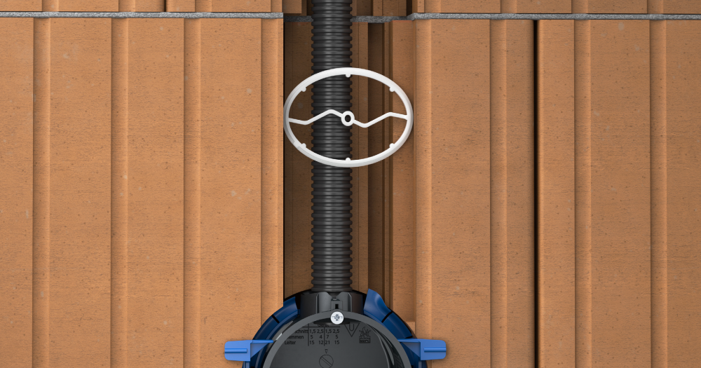 Clema pentru canal perete, Kaiser, 1159-95 [3]