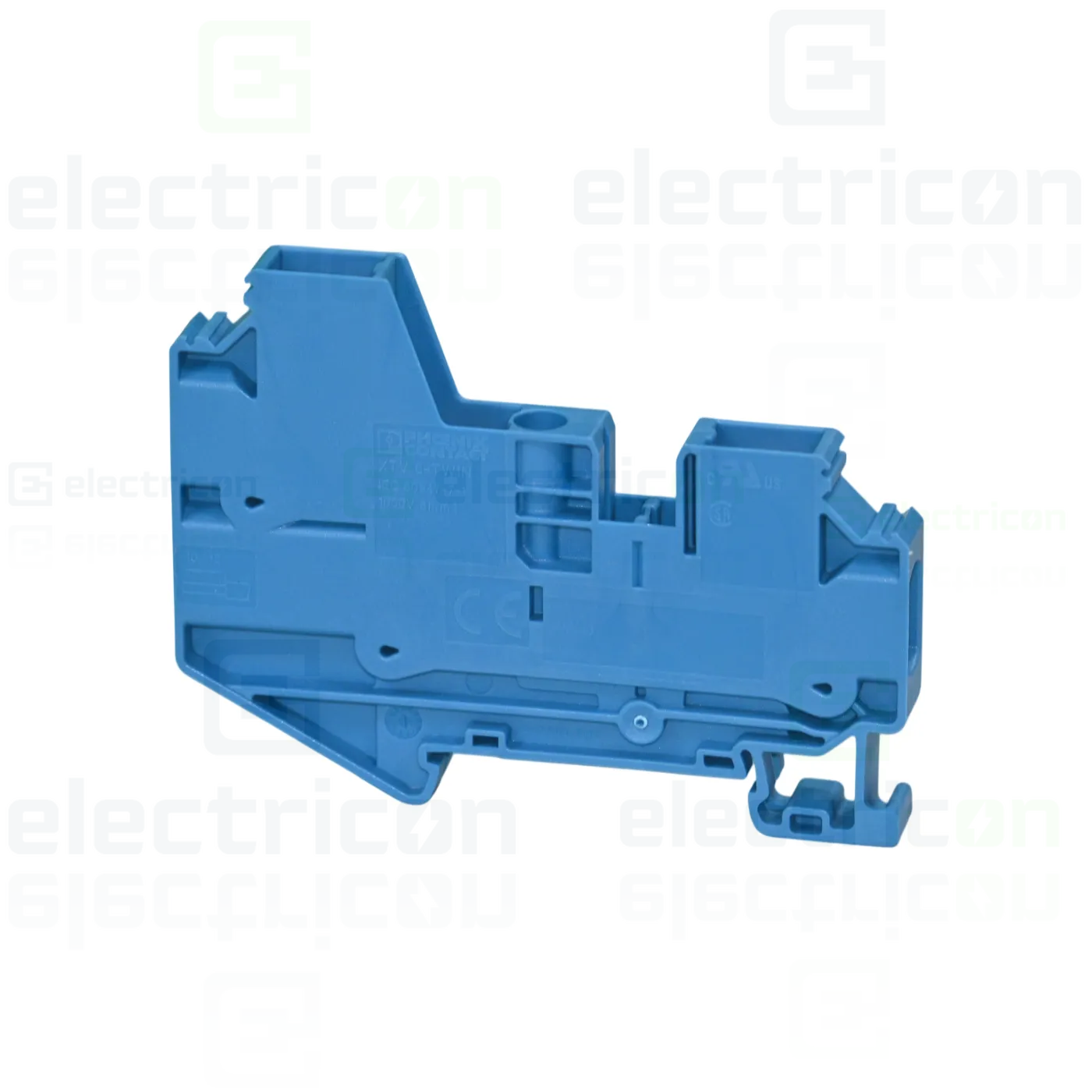 Clema șir, 3 conexiuni, 6 mm²,albastru, XTV 6-TWIN BU, Phoenix Contact, 1329506 [1]