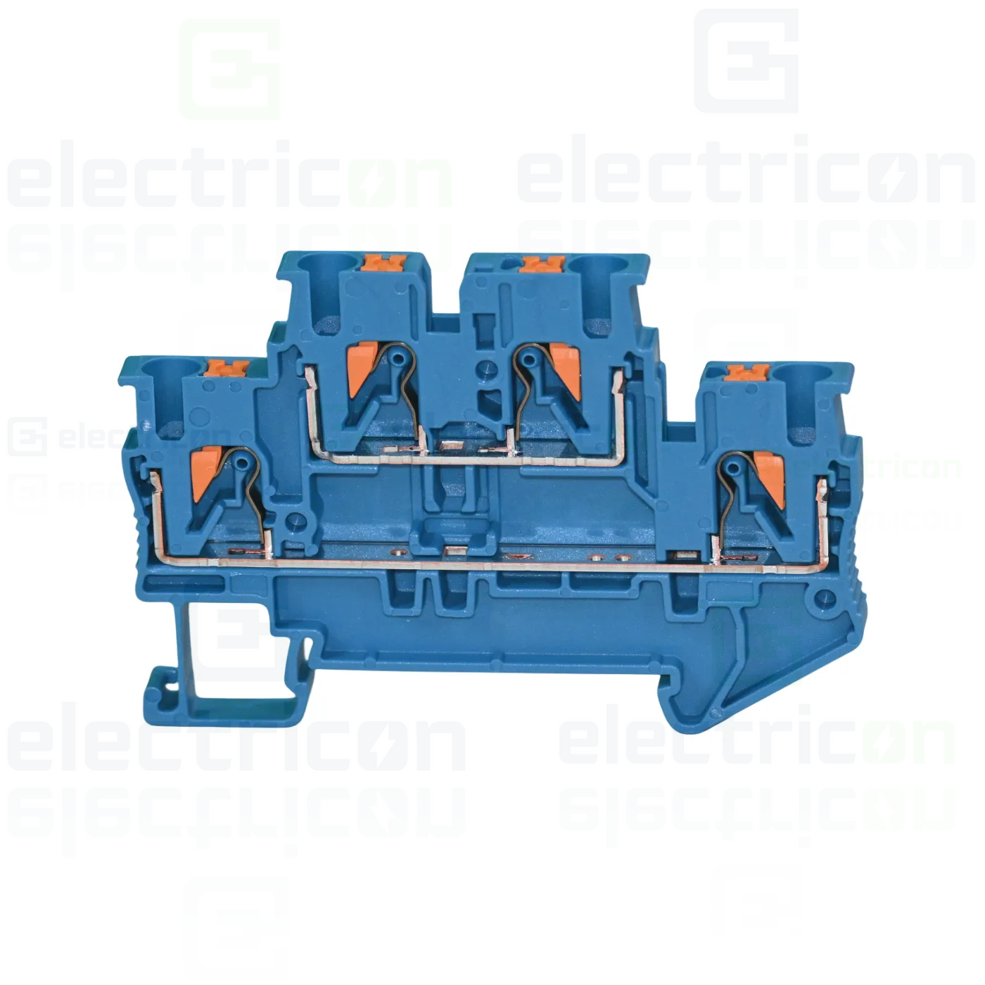 Clema șir, cu 2 etaje, 4 conexiuni, 0,14 - 2,5 mm², PTTB 2,5 BU, albastru, Phoenix Contact, 3210570 [2]