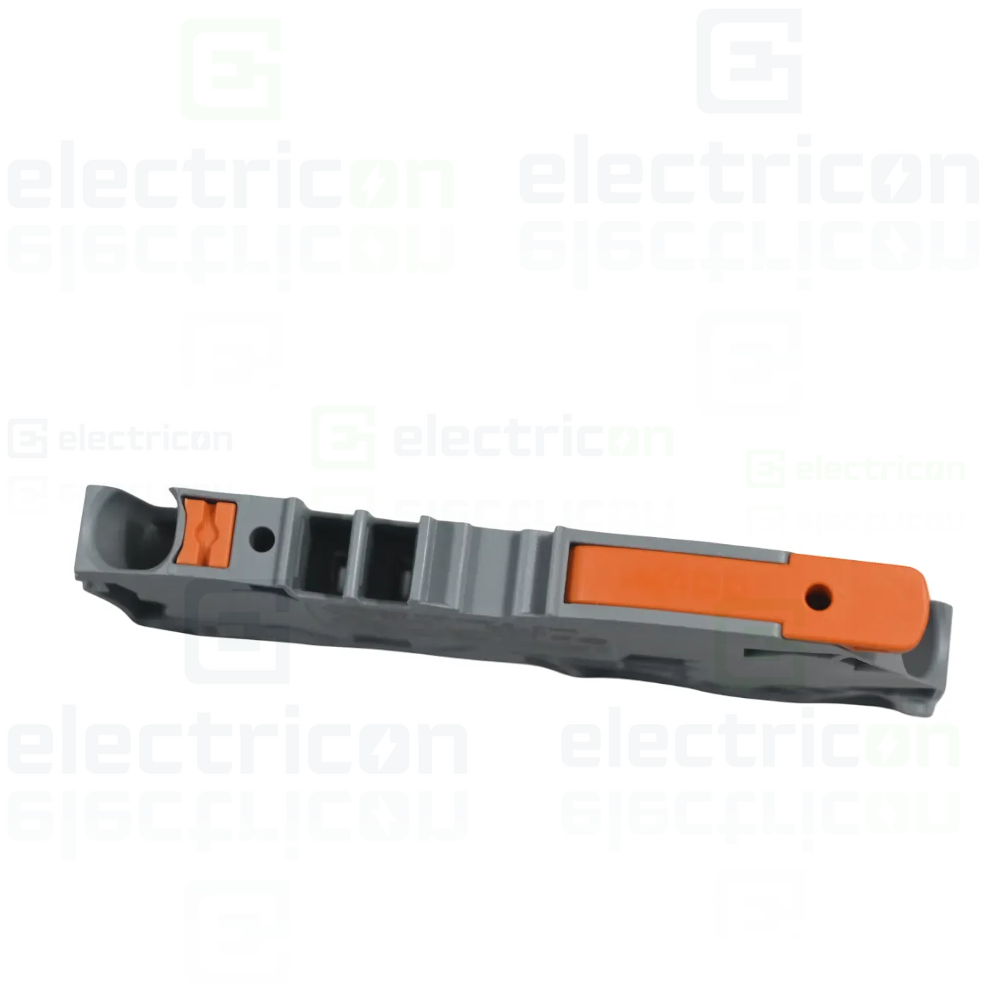 Clema șir, cu pârghie și buton, 2 conexiuni, 6 mm²,gri, TopJobs Clamp, Wago, 2106-5201 [3]