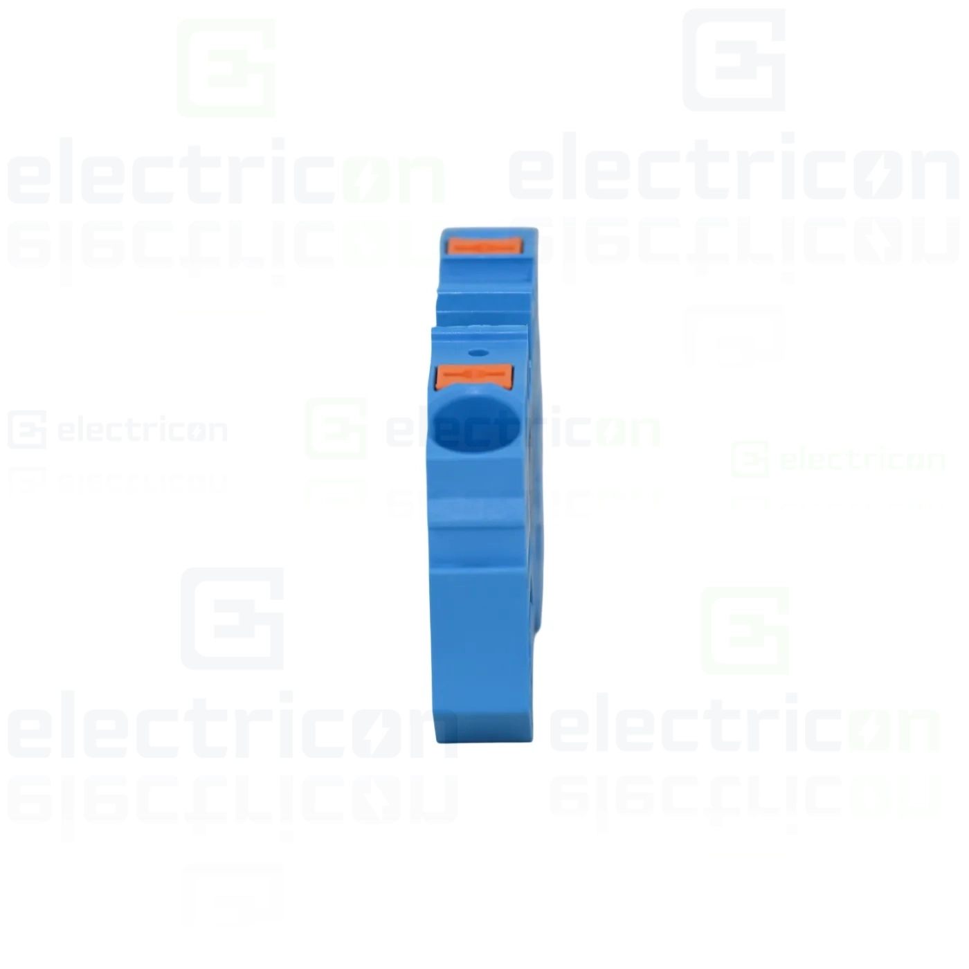 Clema șir, de trecere, 2 conexiuni, 10 mm²,albastru, CAGE CLAMP, Wago, 2210-1204 [2]