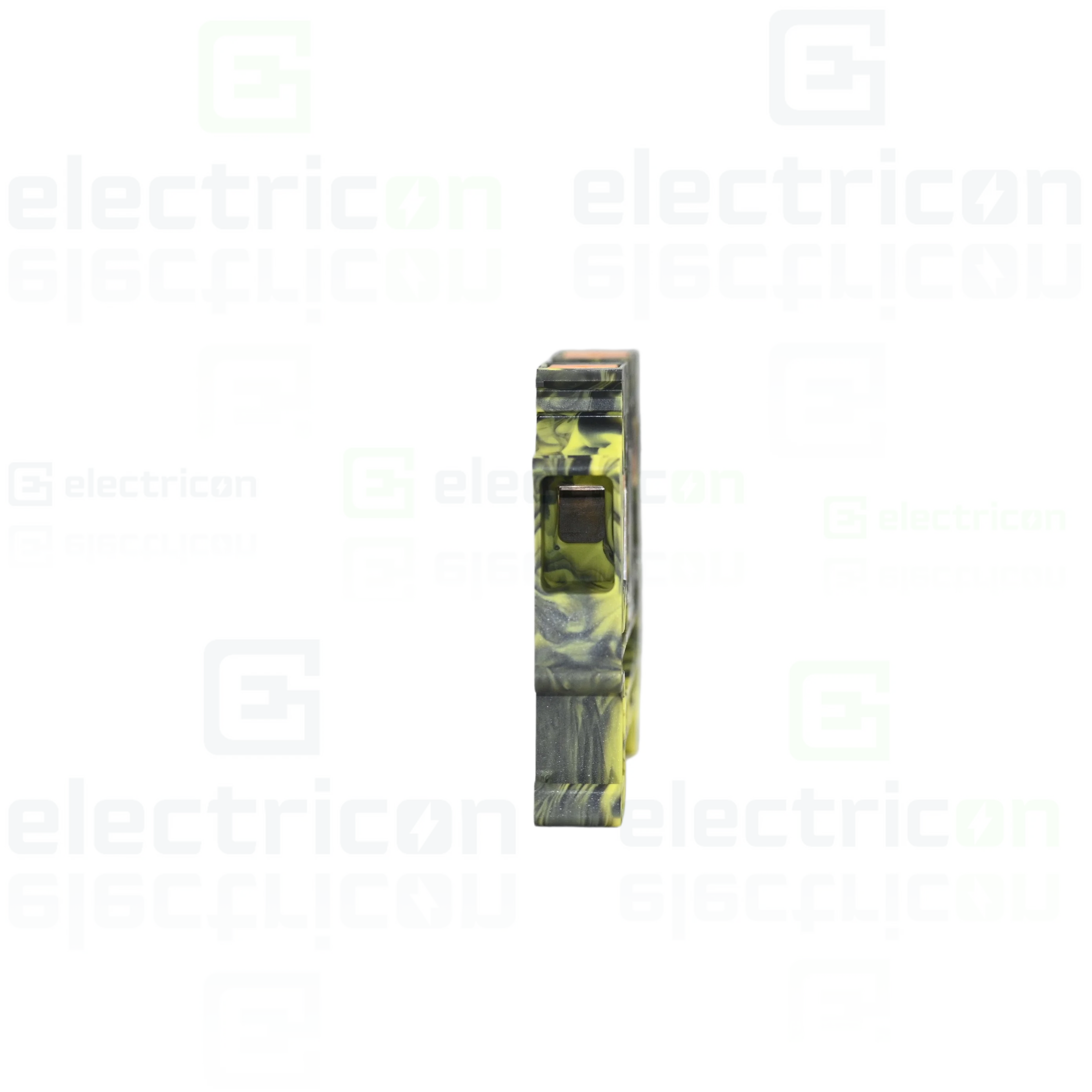 Clemă șir de trecere, 2 conexiuni, 6 mm², negru/galben, PTV 6 FE, Phoenix Contact, 1368024 [4]