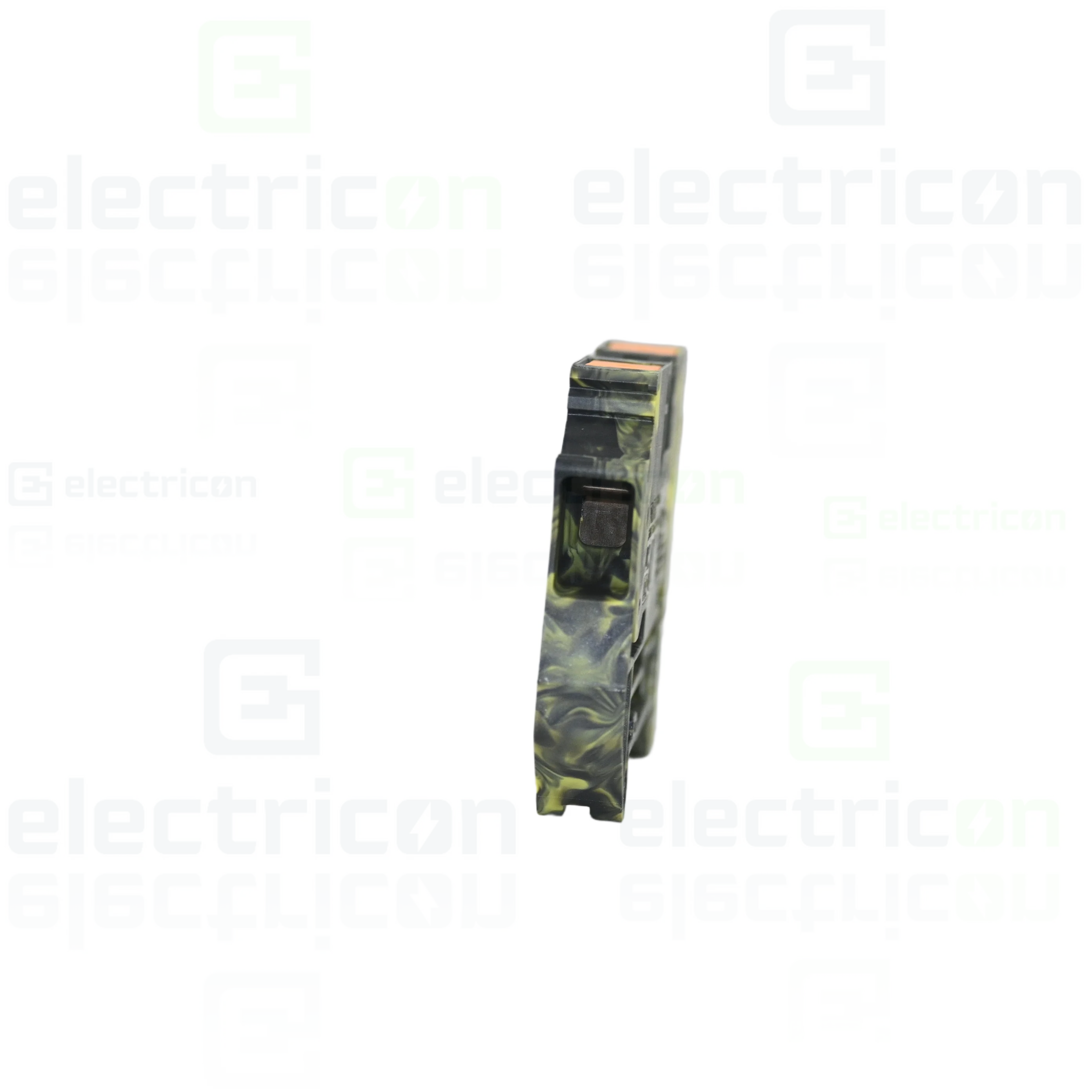 Clemă șir de trecere, 2 conexiuni, 6 mm², negru/galben, PTV 6 FE, Phoenix Contact, 1368024 [3]